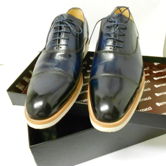 ✅ Men\'s Carrucci Cobalt Blue Oxford - Size 10 NWOT main image 5